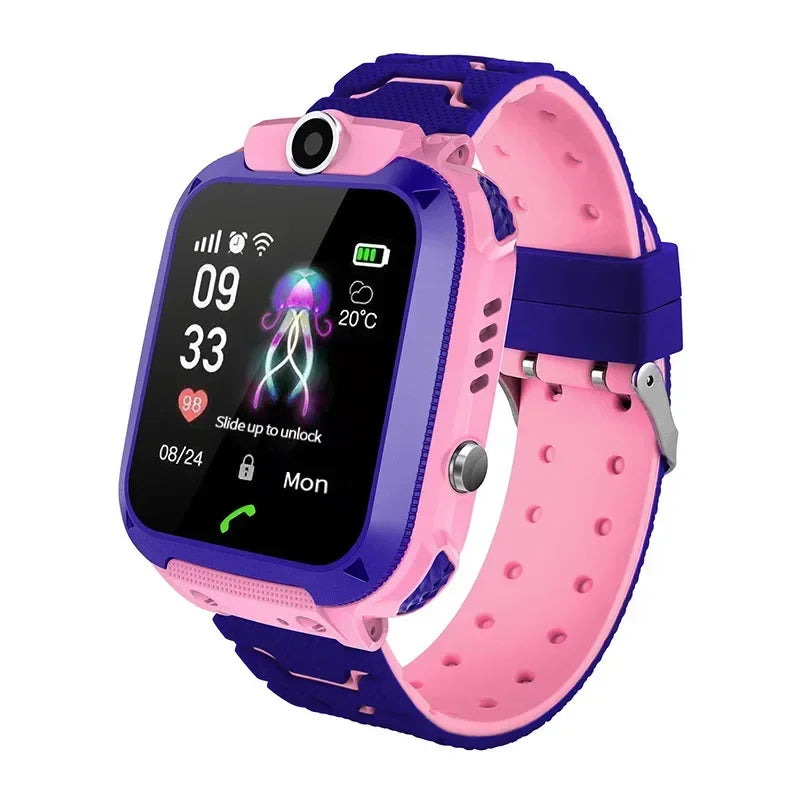Montre Connectée Enfant GPS 5G Lenovo 2027 - Caméra, Carte SIM, SOS, Étanche, Appel Vidéo - Cadeau Idéal Garçon Fille